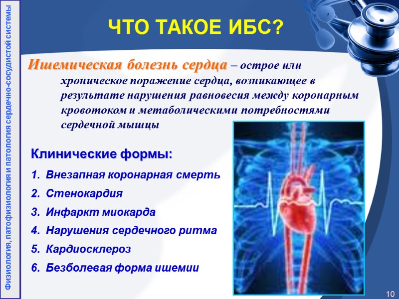 Ишемическая болезнь сердца – острое или        